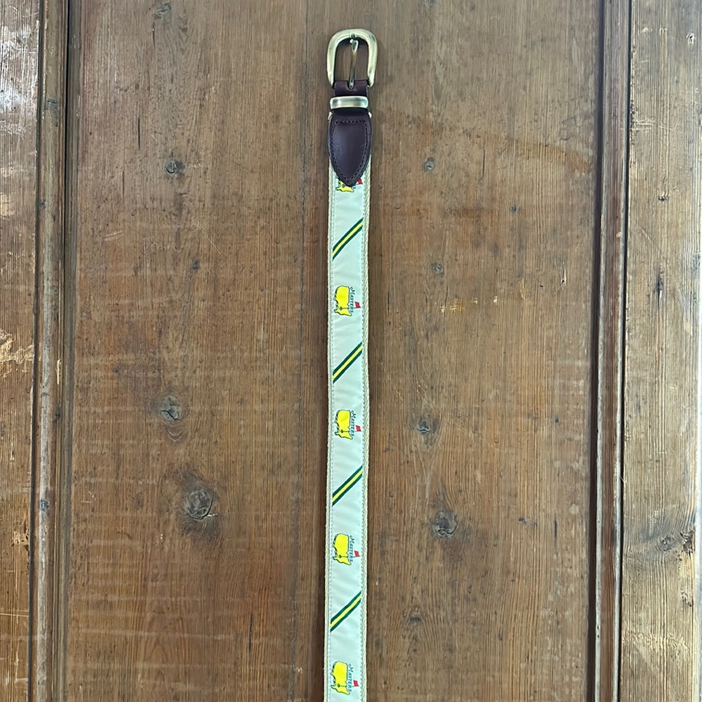 Masters logo belt